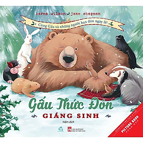 Sách Tranh Song Ngữ Gấu Khôn Lớn - Hòa Đồng - Gấu Thức Đón Giáng Sinh