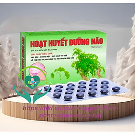￼HOẠT HUYẾT DƯỠNG NÃO  Vinaphar - Hộp 100 viên- Hoạt huyết dưỡng não dùng cho người làm việc tri óc căng thẳng.