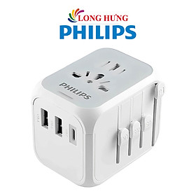 Mua Ổ cắm điện Philips Travel Extension Socket 2USB 1Type-C PD20W SPN3351 - Hàng chính hãng