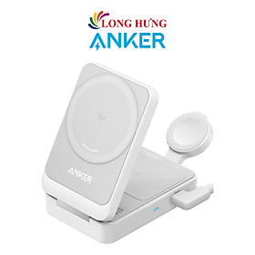 Mua Đế sạc không dây Anker MagGo Wireless 3 in 1 Foldable B2557 - Hàng chính hãng