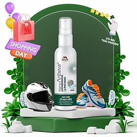 Chai vệ sinh khử khuẩn phủ nano khử mùi giày dép, mũ bảo hiểm Nano Areiwa