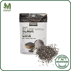 Hạt Chia Hữu Cơ C'lavie Gói 200g - Hạt Đều, Giàu Chất Xơ, Không Chứa Cholesterol