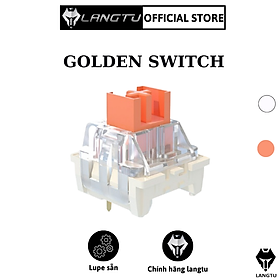 Trục Switch Lẻ Golden - Silver Langtu Thay Nóng Cho Bàn Phím Cơ Được Lube Sẵn Hàng Chính Hãng