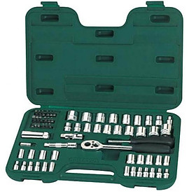 Bộ đầu tuýp Sata 65 chi tiết 1/4" &amp; 3/8" - 09011