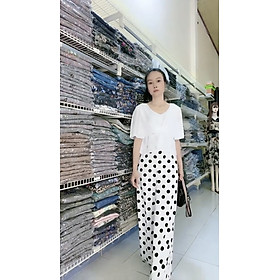 Jum dài cạp cao tôn dáng.