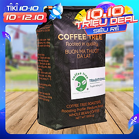 Coffee Tree truyền thống số 1 đậm đà, gu mạnh - Cà phê hạt nguyên chất 100%