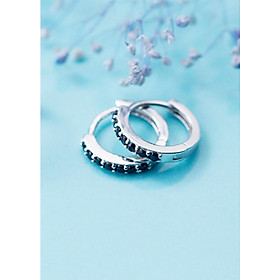 Bông Tai Nữ | Bông Tai Nữ Bạc Đơn Giản B2425 - Bảo Ngọc Jewelry