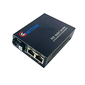 Mua Bộ chuyển đổi quang điện  POE 2xJ45 10/100M kèm cổng  SC 1 sợi GNETCOM GNC-6102FE-25B - Hàng Chính hãng