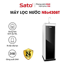 Hình ảnh Máy lọc nước Sato Neo1 NEo4308T 8 cấp lọc vượt trội, lọc sạch, bổ sung khoáng chất. Kiểu dáng thiết kế đột phá, tinh tế, sang trọng - Miễn phí vận chuyển toàn quốc - Hàng chính hãng