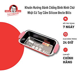 Khay Nướng Bánh Hình Chữ Nhật Có Tay Cầm Silicon Uncle Bills KC0292