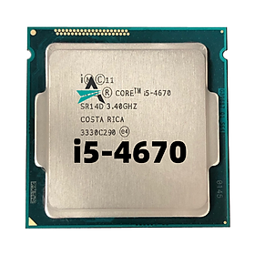 Sử dụng Core i5-4670 3.4GHz 6MB Ổ Cắm LGA 1150 Quad-Core I5 4670 Miễn Phí Vận Chuyển