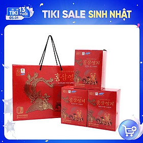 Nước Hồng Sâm Linh Chi Pocheon Hàn Quốc 6 Năm Tuổi (70ml X 30 Gói)