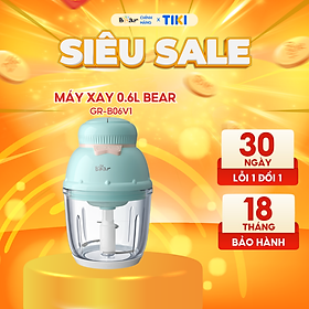 Máy xay ăn dặm 0,6L Bear B06V1 - Đa năng, tiện dụng cho bé - Hàng nhập khẩu