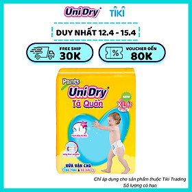 Tã Quần Unidry Ultra Jumbo XL62 (62 Miếng)