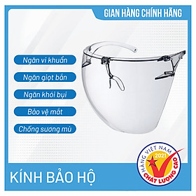 Kính bảo hộ cao cấp Asia Face Shield - Phòng chống dịch, chống khói bụi, chống đọng hơi thở, bảo vệ mắt