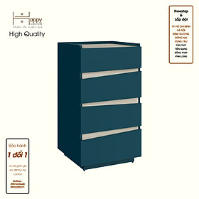 [Happy Home Furniture] VIGGO, Tủ lưu trữ 4 ngăn kéo, 46cm x 40cm x 82cm ( DxRxC), THK_159
