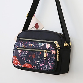 Túi xách đeo chéo nữ nhiều họa tiết chống thấm nước vải dù cao cấp size 26cm TUI-42