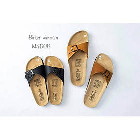A08- Dép da bò quai ngang có khóa giữa Birken Bioline Unisex – Bioline Store