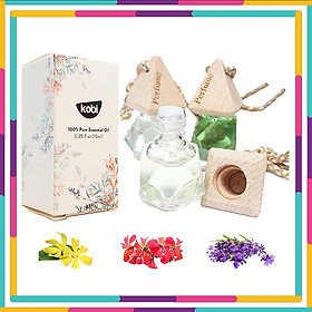 Combo 3 Tinh Dầu Ngọc Lan Tây, Phong Lữ, Oải Hương KOBI Treo Xe Ô Tô, Treo Phòng Ngủ, Treo Nhà Vệ Sinh, Treo Tủ Quần Áo, Xịt Thơm Xe, Khử Mùi Xe Mới, Chống Say Xe, Giúp Bạn Thư Giãn Trên Đường