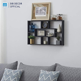 Mua Kệ Gỗ Treo Tường Để Đồ Trang Trí Nhiều Ngăn Thương Hiệu SIB Decor KT525