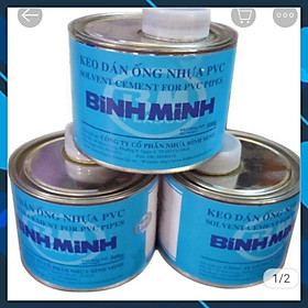  keo dán ống nhựa bình minh loại lon 200gr,500gr