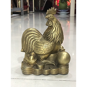 Mua Tượng gà bằng đồng nằm trên tiền