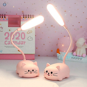 Đèn Ngủ USB Mini Hình Mèo Có Thể Điều Chỉnh Thiết Kế Tiện Lợi Dành Cho Phòng Ngủ