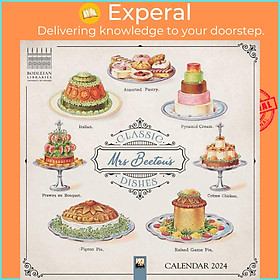 Sách - Bodleian Libraries: Mrs Beeton's Classic Dishes Wall Calendar 2024 (Art Calend by Unknown (US edition, paperback)