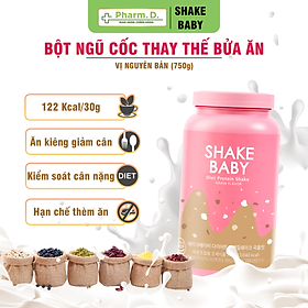 Bột Ngũ Cốc Hỗ Trợ Giảm Cân Thay Thế Bửa Ăn Shake Baby Giúp Kiểm Soát Cân Nặng, Cải Thiện Vóc Dáng từ Hàn Quốc (750g)