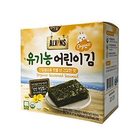 Rong biển hữu cơ ăn liền cho bé Alvins 20g Hàn Quốc