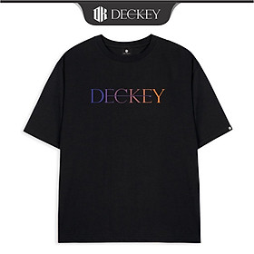 Áo Thun Cotton Unisex Nam Nữ Form Rộng DECKEY BASIC GRADIENT