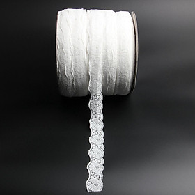 Romantic 10 Yards Narrow White Lace Edge Trim Wedding Clothing Decor DIY Craft 3.5cm