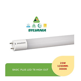  ĐÈN LED TUÝP T8 BASIC PLUS LED T8 HIGH OUT 20W - EUROLUX LIGHTING - HÀNG CHÍNH HÃNG - THƯƠNG HIỆU SYLVANIA