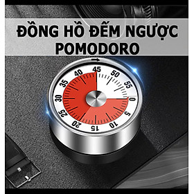 Hình ảnh Đồng Hồ Pomodoro Hẹn Giờ Học Tập; Đồng Hồ Bấm Giờ Đếm Ngược Thời Gian Mini; Đếm Giờ Học Để Bàn; Đồng Hồ Nấu Ăn