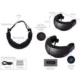 Máy massage mắt Philips PPM2702 Hàng chính hãng