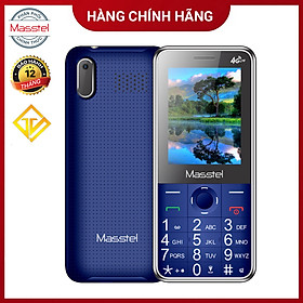 Điện thoại Masstel IZI 50 4G , Pin 1700 mah - Hàng chính hãng - Xanh đen