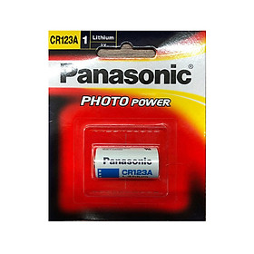 Pin CR123A Panasonic Lithium Photo Power 3V chính hãng vỉ 1 viên