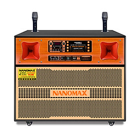 Mua Loa Kéo Bình Bass Đôi Nanomax Pro-907 2200w Bass 40cm x2 Karaoke Bluetooth Hàng Chính Hãng