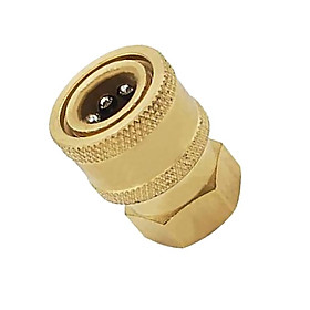 Brass Quick Release Pressure Washer Hose Adaptor Connector to 1/4'' Female