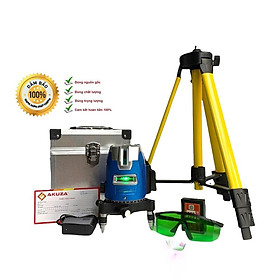 Mua Máy cân bằng laze xanh 5 tia siêu sáng AKUZA -K hộp nhôm  đo xa 80m