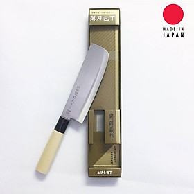 Mua Dao thái làm bếp Tsubaro Nikken 29.5cm  tay cầm bằng gỗ không ngấm nước  đem lại cảm giác nhẹ nhàng khi sử dụng - nội địa Nhật Bản