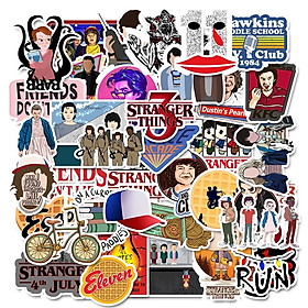 Sticker nhãn dán máy tính laptop, điện thoại chủ đề Stranger Things - Series 01 Netflix TV Shows