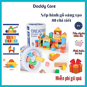 Đồ chơi gỗ thông minh Mideer Creative Building Blocks