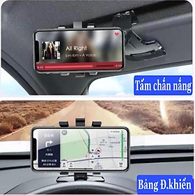 Mua Giá để điện thoại ô tô xoay 360 độ chống rung đa điểm trên taplo  gương chiếu hậu - Giá để điện thoại trên ô tô