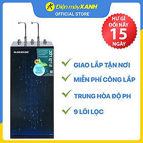 Mua Máy lọc nước RO nóng nguội lạnh Sunhouse SHA76215CK 9 lõi - Hàng chính hãng