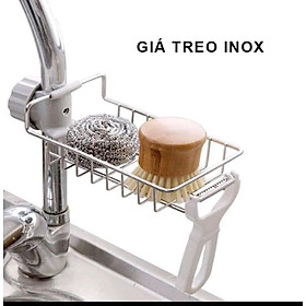 Mua GIÁ TREO ĐỰNG GIẺ RỬA BÁT CHÉN  CỌ XOONG BẰNG INOX