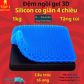Mua Đệm ngồi Gel 3D tổ ong thoáng khí  Đệm ngồi cao cấp chất liệu Silicon mát lạnh siêu êm - Hàng chính hãng miDoctor