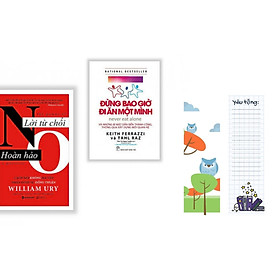 Combo 2 cuốn Lời Từ Chối Hoàn Hảo + Đừng Bao Giờ Đi Ăn Một Mình ( Tặng kèm bookmark Phương Đông )