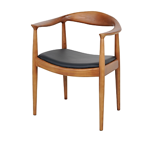 Ghế ăn gỗ Tundo lưng tựa thấp kích thước 64 x 55 x 75cm