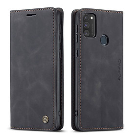 Bao da thật dạng ví chính hãng Caseme dành cho Samsung Galaxy M21 - Hàng chính hãng